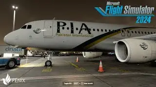 Fenix Airbus A320 | Dubai - Multan | PIA | MSFS2024 VATSIM Live #2