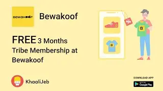 KhaaliJeb | FREE 3 Months Bewakoof Tribe Membership Offer worth ₹99