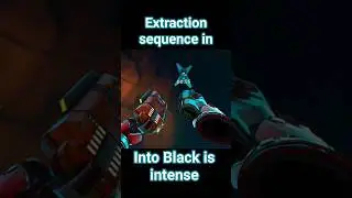 Extraction sequence in Into Black VR is quite intense #vr #metaquest #vrshorts #vrshooter #gaming
