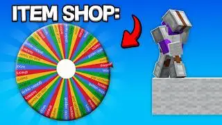 Bedwars, But a WHEEL Decides What I BUY!