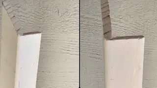Как выполнить косой срез углового молдинга под углом 45&deg;? У меня получилось?