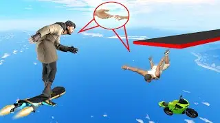 MY FRIEND HELPED ME COMPLETE THIS IMPOSSIBLE GTA 5 RACE