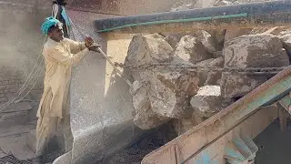 Giant Stone Crushing by Mega Machines | Real Heavy Rock Crusher in Action!