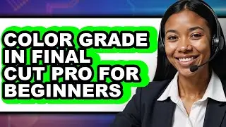 How to Color Grade in Final Cut Pro for Beginners (easy Method)