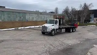 Moffett M8 55.3-10 NX Forklift + Hino Truck Work-Ready Package for Sale