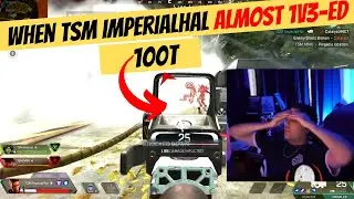 WHEN Tsm imperialhal ALMOST 1v3-ed 100t in ranked #apex #imperialhal #apexlegendsclips