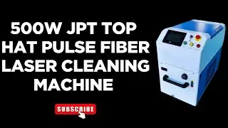 500W JPT Top Hat Pulse Fiber Laser Cleaning Machine | Powerful Industrial Rust Removal