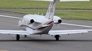 Cessna Citation 510 Mustang Take off - Gloucestershire Airport