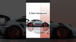 Step by step tutorial on making car posters #graphicdesign #cars #carslover #porsche911 #gt3rs