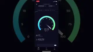 Sky Broadband 120 mbps Speedtest