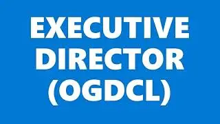 EXECUTIVE DIRECTOR In Oil & Gas Development Company Limited OGDCL JobsInPakistan.net