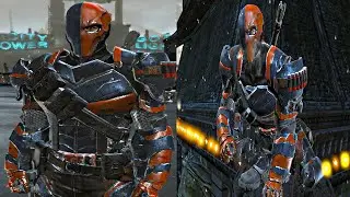 Batman: Arkham Origins | Deathstroke Gameplay - Free Roam Combat