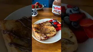 Strawberry Nutella Milk bread Sandwich Recipe