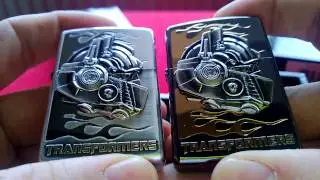 transformers limited edition zippo black ice