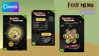 How to Create a Modern Restaurant Menu Card in 2026 | Professional Canva Menu Design Tutorial