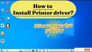 How to install Hoin Windows thermal receipt printer ----Technical Support--Check Video