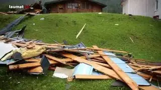 Schweres Unwetter zog innerhalb weniger Minuten Spur der Verwüstung durch Bad Ischl