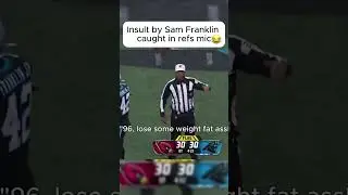 Refs mic gets everything 😂 #panthersfootball #nfl