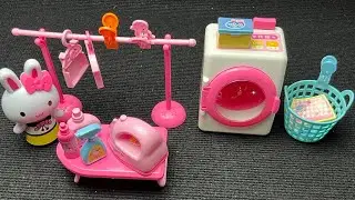 Pink Rabbit Laundry Set Satisfying with Unboxing Toys Collection ASMR #537