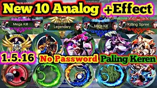 New Script Analog Season18 Terkeren Terbaik Full Effect No Password Work 100% dijamin +File Backn Up