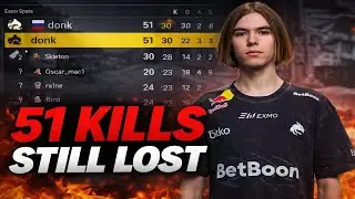51 KILLS AND STILL LOSES… 💀🔥 | DONK %53 HS RATE | FACEIT 4500 ELO