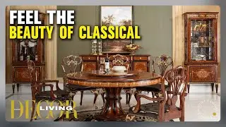 British Classical Style High-end Custom Furniture - Dinning Table Dinning Chair - GD