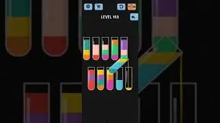 Water Color Sort Level 193 Walkthrough Solution iOS/Android