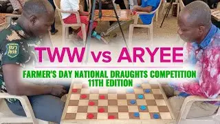 Nii Aryee vs The Whole world. Farmer's Day National Draughts Competition. 11th Edition. First Round