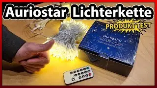🎄 GENIALE Lichterkette f&uuml;r den Outdoor Einsatz &ndash; Auriostar Lichterkette 30m 300 LED | Unboxing Test