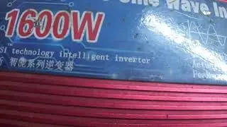 Inversor  JINSI 1600W Onda Senoidal Pura