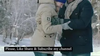 Couple Enjoying winter/snow Weather | Romantic Couple captured beautiful memories video for status.