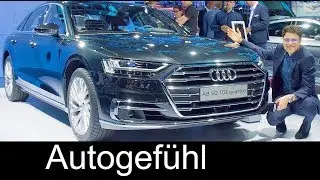 2018 Audi A8 vs A8L REVIEW Exterior/Interior Feature @ IAA 2017 - Autogefühl