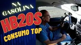 M&eacute;dia do consumo na gasolina aditivada do HB20S Platinum Plus 2022 surpreendendo.