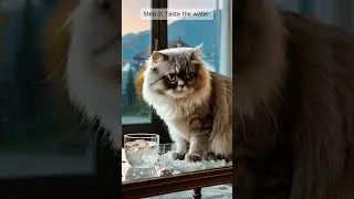 Cat Makes Your Drink in 30s! 🐾🧊 ASMR to unwind!