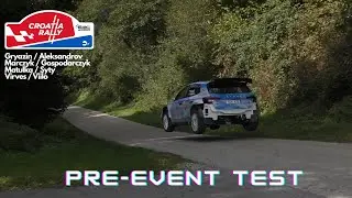ERC Croatia Rally 2025 | Pre-event test