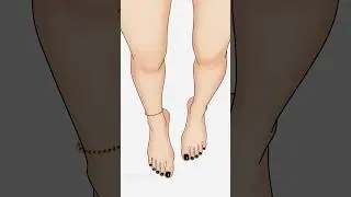 drawing legs today. No rules, just charm. 🎨✨ #art #feet#nails