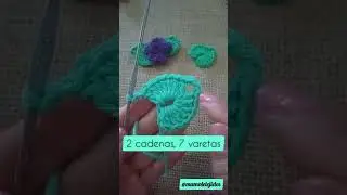 Tej&eacute; la hoja m&aacute;s f&aacute;cil del mundo a crochet