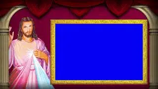 Jesus blue screen effects for video editing