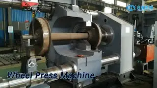 Horizontal Wheel Press Machine 31.5MPa 630T Force Hydraulic