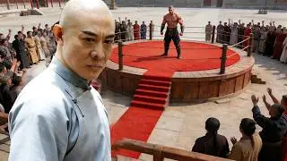 【 Kung Fu Movie】擂台生死战！英國大力士瞧不起中國功夫，功夫小夥飛上擂臺，一招打败他！#李連傑 #太极拳 #动作片 #kungfu #電影 #中国功夫 #甄子丹  #中國電視劇