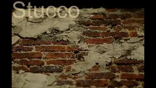 Realistic Old Cracked Stucco