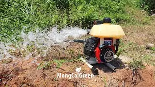 Test thử M&aacute;y bơm nước Kawasaki TF22 -  Nhật b&atilde;i cực đẹp zin nguy&ecirc;n bản, si&ecirc;u mạnh &aacute;p lực lớn
