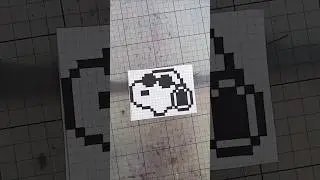 Arte de p&iacute;xeles🤩 #artedepapel #pixelart #arte #pixel #manualidades #manualidadesdepapel