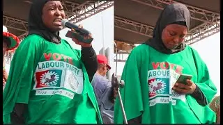 Aisha Yesufu Cries For Change: Emotion Runs High At Peter Obi's Lagos Rally