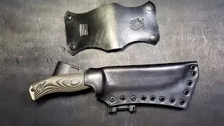 ESEE-6 Custom Leather Over Kydex Sheath