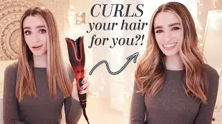 EASIEST way to curl your hair 🙌🏻 CHI Spin N Curl Review + Tutorial