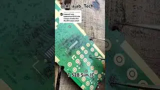 How To Repair Sim IC T528 #keypad #smartphone #unlock #automobile #windows #tech #keycloning