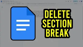 How To Delete Section Break In Google Docs