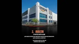 Billion Dollar companies that started with less than 10000$
