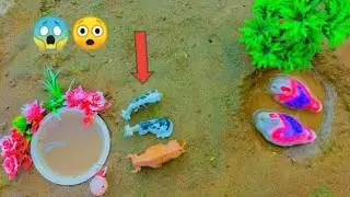 DIY how to make cow shed | house of animals | horse house &ndash; cow shed | mini hand pump |woodwork #18